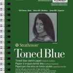 Strathmore 455-3, 400 Series Sketch Pad, 9"x12" Wire Bound, 100 Sheets, White